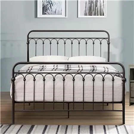 Queen Metal Platform Bed